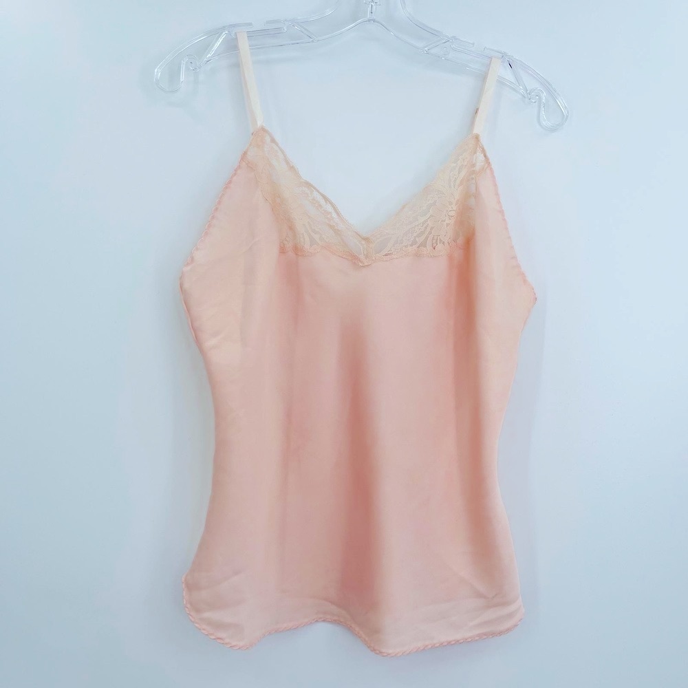 Vintage Union Made Satin Lace Camisole